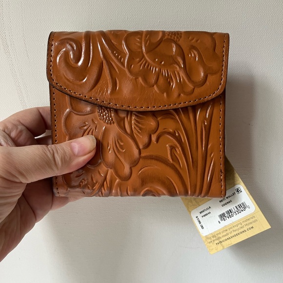 Patricia Nash Reiti Hand tooled leather wallet - Picture 1 of 15